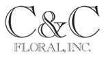 C & C floral decorative containers and display items